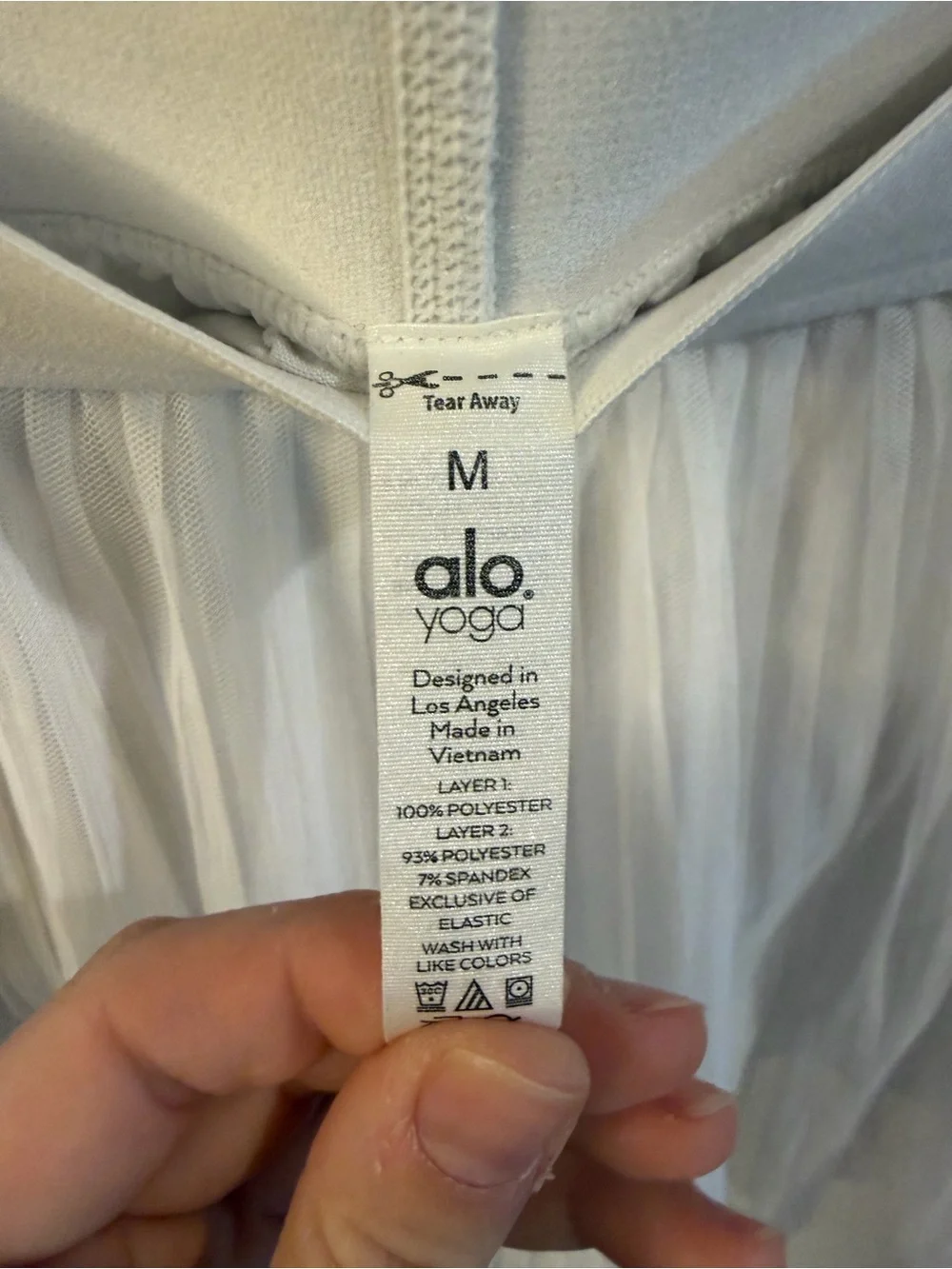 ALO Yoga Mesh Flirty Tennis Skirt